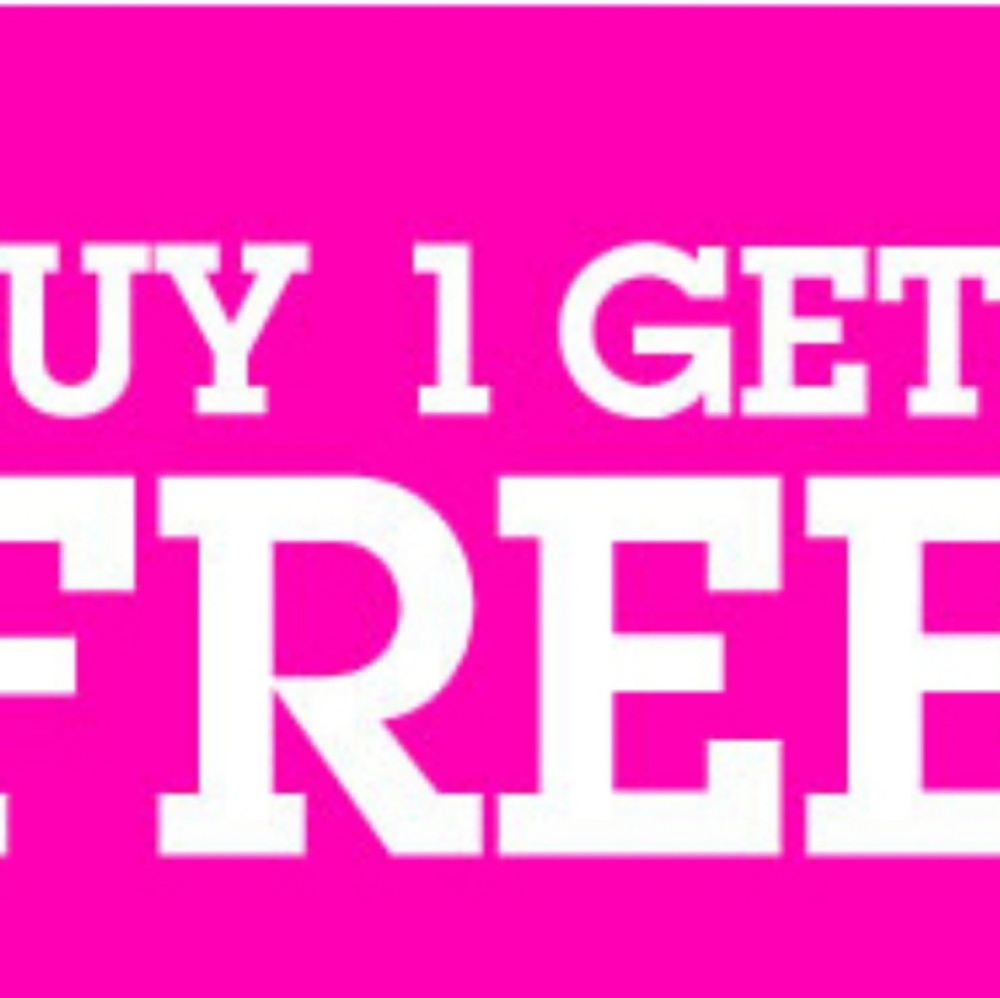 Buy one get one FREE